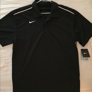 Brand New Men’s Nike All Day Polo, Black Size Med.